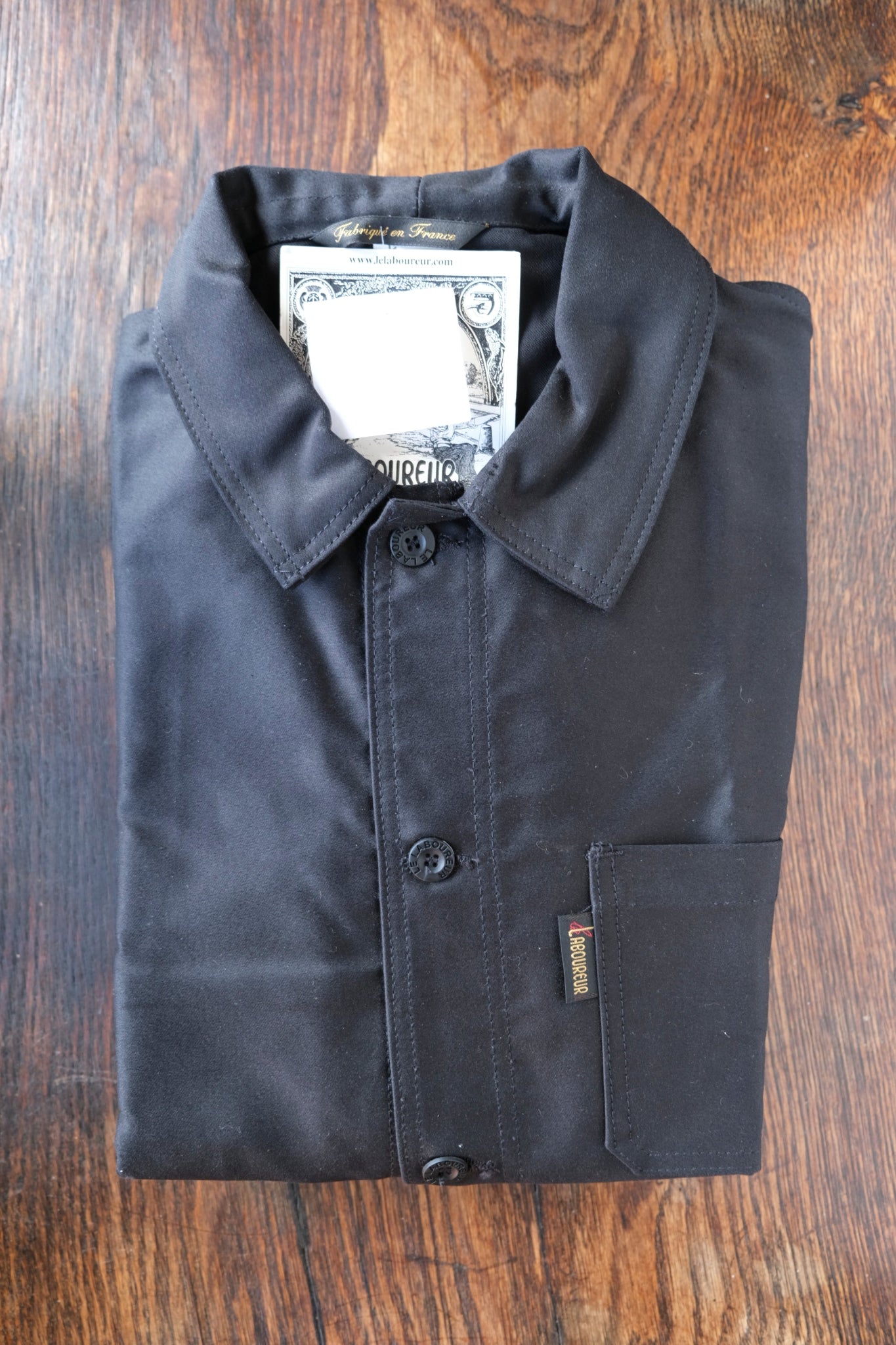Le Laboureur Work Jacket Black – Great Dixter House and Gardens