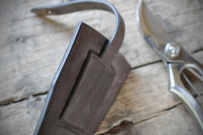 Leather Secateur Holster with Belt Slot