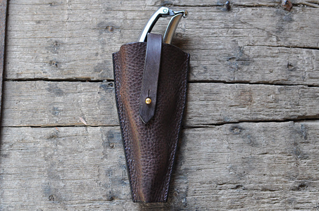Leather Secateur Holster with Belt Slot